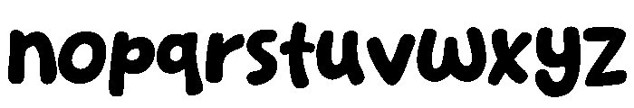 Cookie Bounce Font LOWERCASE