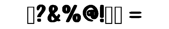 Cookie Crunch Regular Font OTHER CHARS