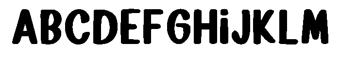 Cookie Crunch Regular Font UPPERCASE