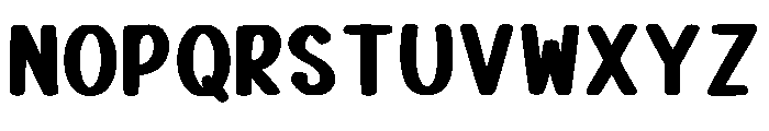 Cookie Crunch Regular Font UPPERCASE