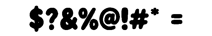 Cookie Melted Font OTHER CHARS