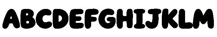 Cookie Melted Font UPPERCASE