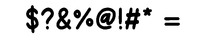 Cookie Planner Font OTHER CHARS