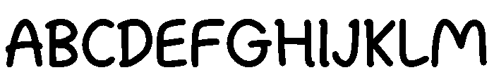 Cookie Planner Font UPPERCASE