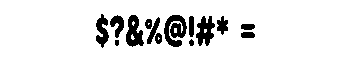 Cookie Pop Font OTHER CHARS