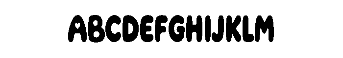 Cookie Pop Font UPPERCASE