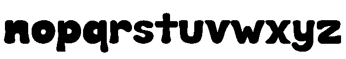 Cookie Soda Solid Font LOWERCASE