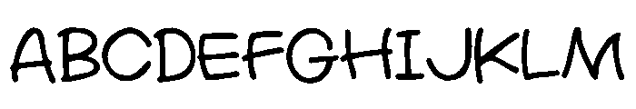 Cookiecutter Font UPPERCASE