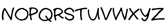 Cookiecutter Font UPPERCASE