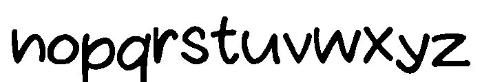 Cookiecutter Font LOWERCASE