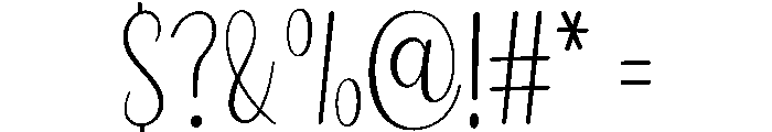 Cookies Anniversary Font OTHER CHARS