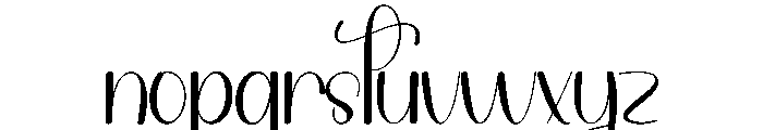 Cookies Anniversary Font LOWERCASE