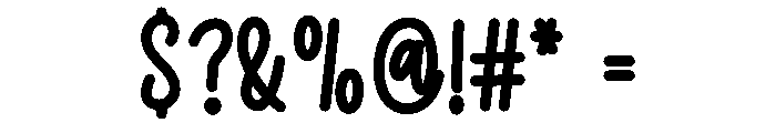 Cookies Chocolate Font OTHER CHARS