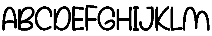 Cookies Chocolate Font UPPERCASE