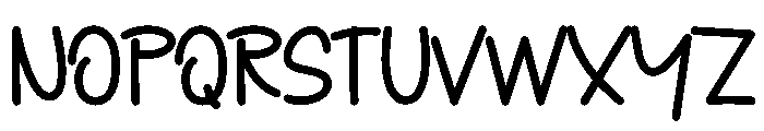 Cookies Chocolate Font UPPERCASE