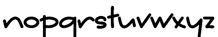Cookies Chocolate Font LOWERCASE