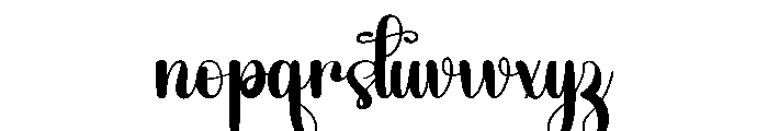 Cookies Picnic Font LOWERCASE