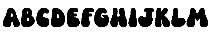 Cool Aunt Font UPPERCASE