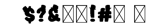 Cool Snowman Font OTHER CHARS