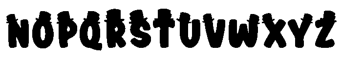 Cool Snowman Font LOWERCASE