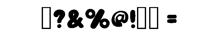 Cool Winter Regular Font OTHER CHARS