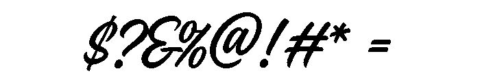 CoolBrushPTX-Regular Font OTHER CHARS