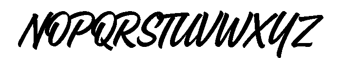 CoolBrushPTX-Regular Font UPPERCASE