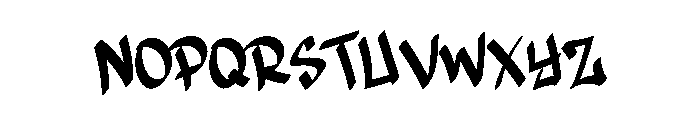Cooling Period Font LOWERCASE