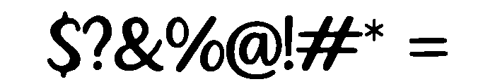 Cooper_Black Font OTHER CHARS