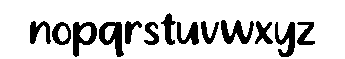 Cooper_Black Font LOWERCASE