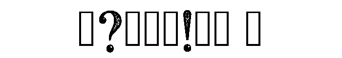 Corag Regular Font OTHER CHARS