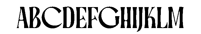 Coral Root Font UPPERCASE