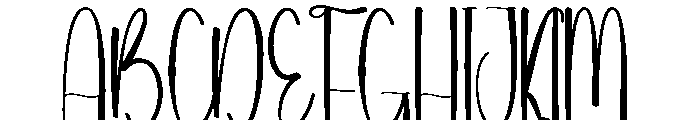 Coraline Font UPPERCASE
