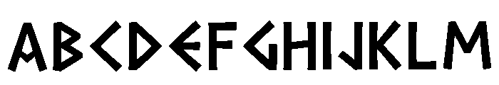 Corbie Regular Font UPPERCASE