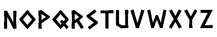Corbie Regular Font UPPERCASE