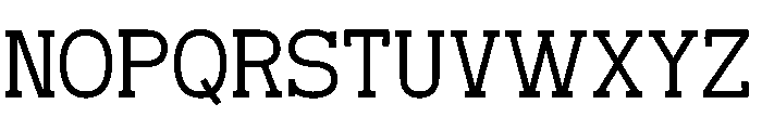 Corden Narator Font UPPERCASE