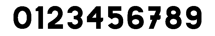 Core Motion Regular Font OTHER CHARS