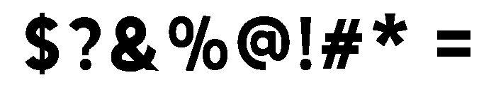 Core Motion Regular Font OTHER CHARS