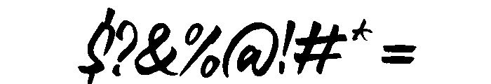 Core Rush Regular Font OTHER CHARS