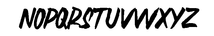 Core Rush Regular Font LOWERCASE
