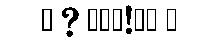 Corei Regular Font OTHER CHARS