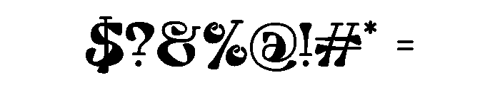 Corenesia Bold Font OTHER CHARS