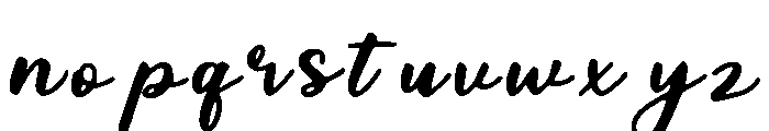 Coreopsis Font LOWERCASE