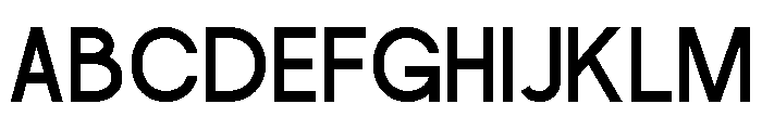 Coreto Regular Font UPPERCASE