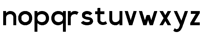 Coreto Regular Font LOWERCASE