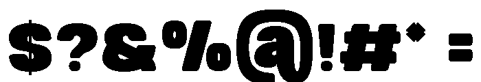 Corge Black Font OTHER CHARS