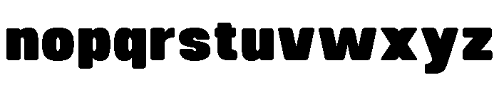 Corge Black Font LOWERCASE