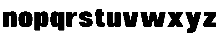 Corge Extra Bold Font LOWERCASE