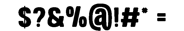 Corge Medium Font OTHER CHARS