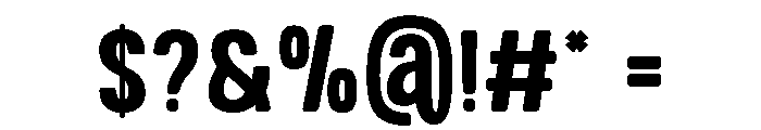 Corge Regular Font OTHER CHARS